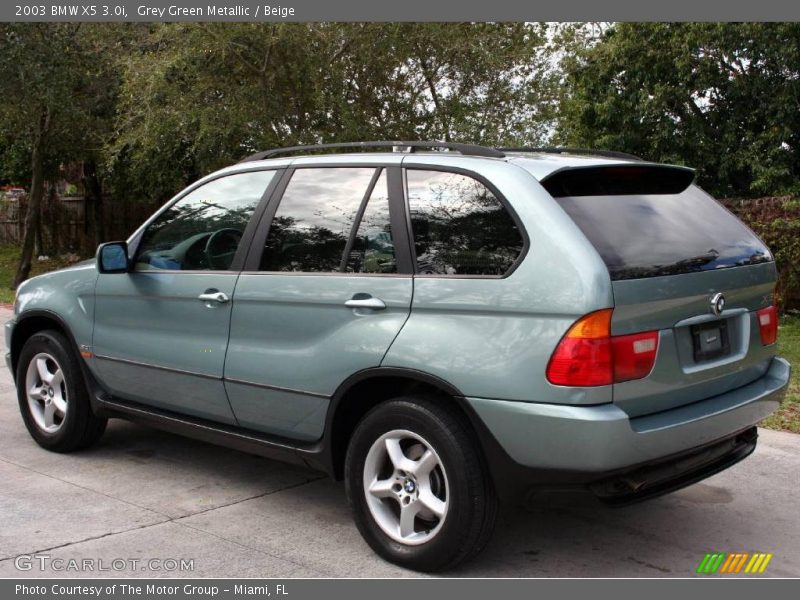 Grey Green Metallic / Beige 2003 BMW X5 3.0i