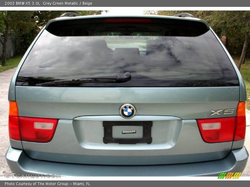 Grey Green Metallic / Beige 2003 BMW X5 3.0i