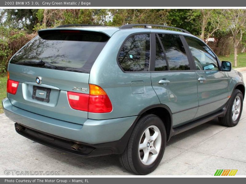 Grey Green Metallic / Beige 2003 BMW X5 3.0i