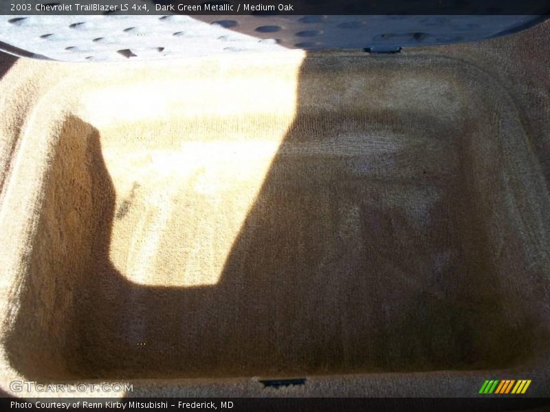 Dark Green Metallic / Medium Oak 2003 Chevrolet TrailBlazer LS 4x4