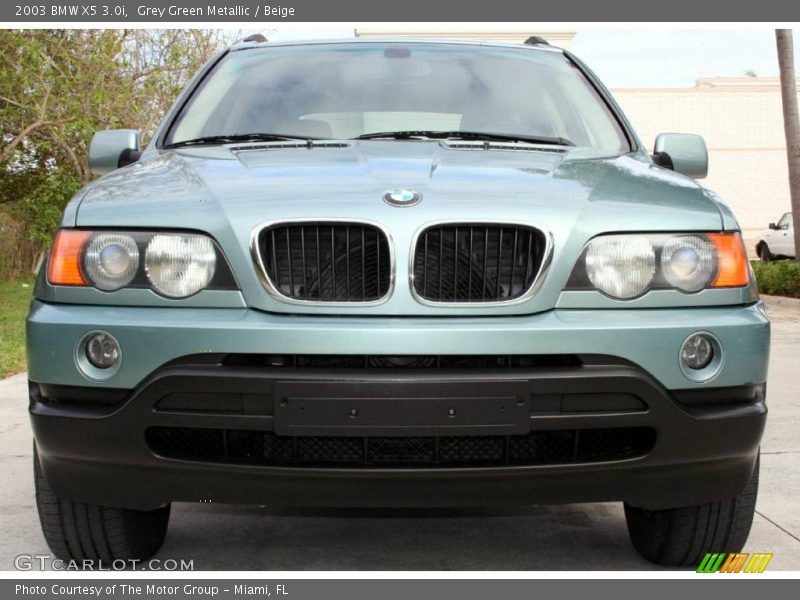 Grey Green Metallic / Beige 2003 BMW X5 3.0i