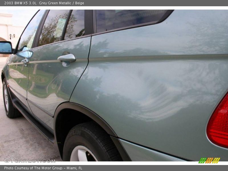 Grey Green Metallic / Beige 2003 BMW X5 3.0i