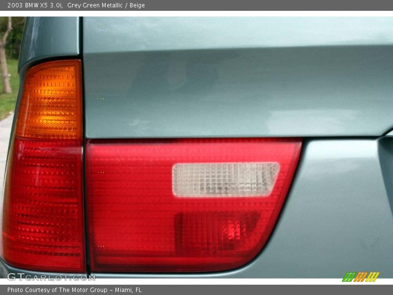 Grey Green Metallic / Beige 2003 BMW X5 3.0i