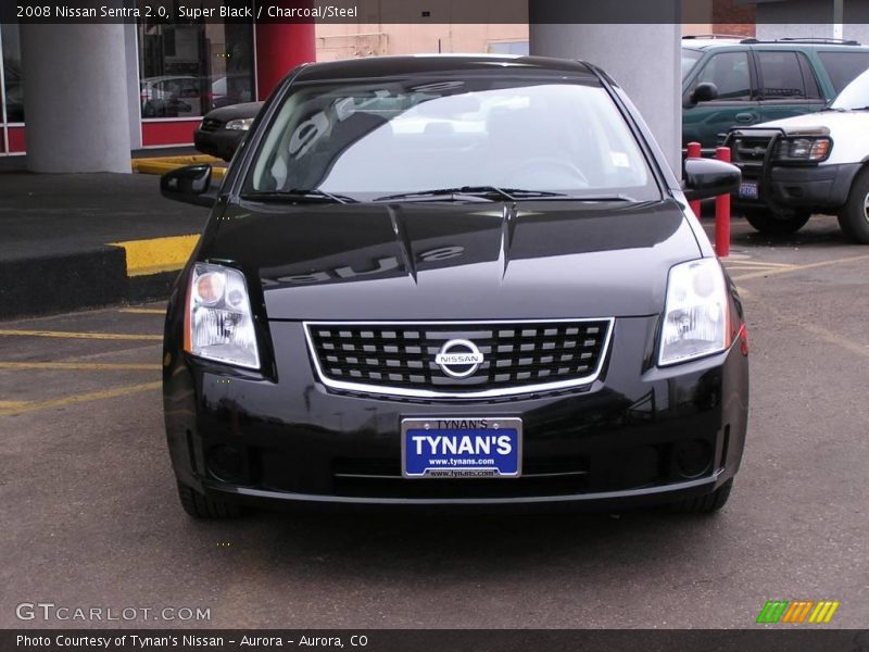 Super Black / Charcoal/Steel 2008 Nissan Sentra 2.0