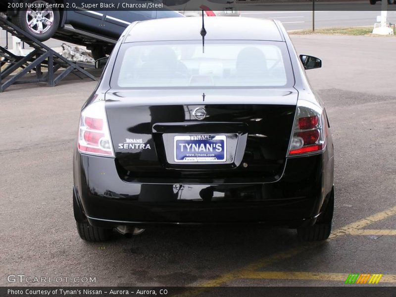 Super Black / Charcoal/Steel 2008 Nissan Sentra 2.0