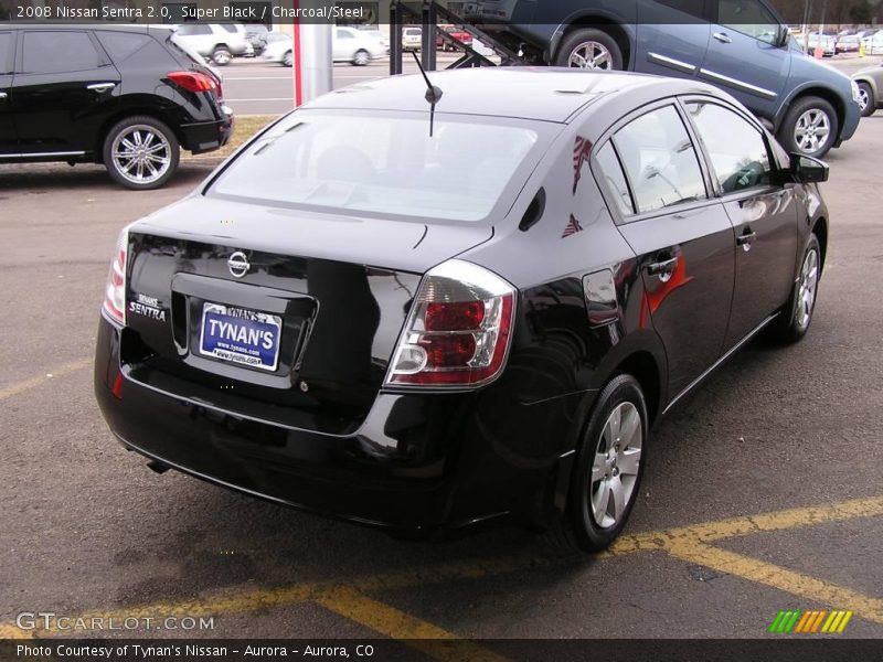 Super Black / Charcoal/Steel 2008 Nissan Sentra 2.0