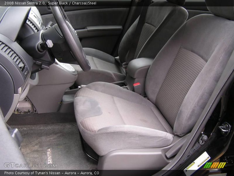Super Black / Charcoal/Steel 2008 Nissan Sentra 2.0