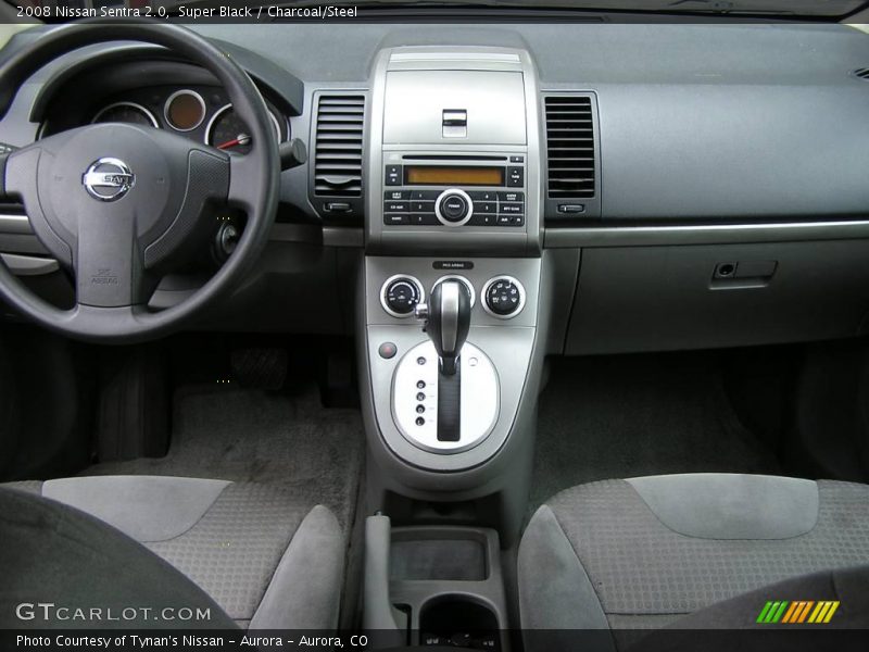 Super Black / Charcoal/Steel 2008 Nissan Sentra 2.0