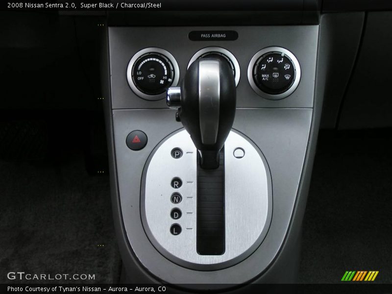 Super Black / Charcoal/Steel 2008 Nissan Sentra 2.0