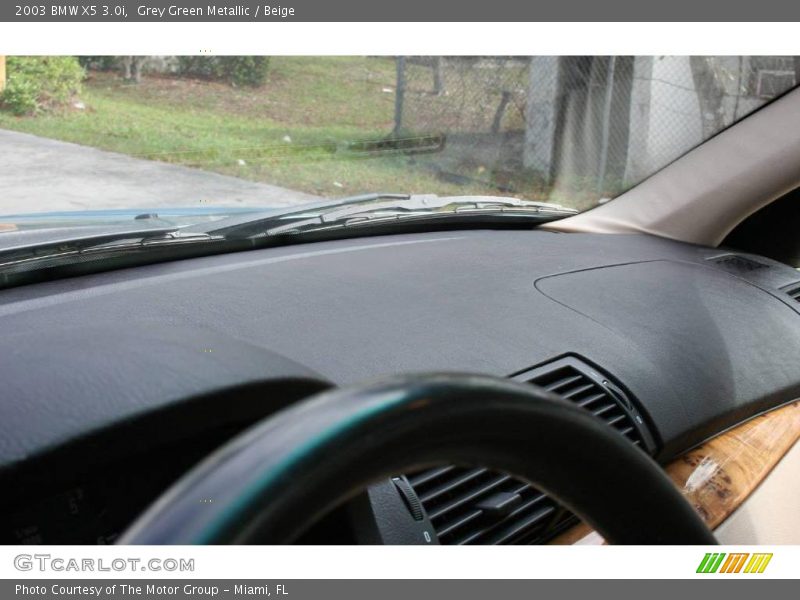 Grey Green Metallic / Beige 2003 BMW X5 3.0i