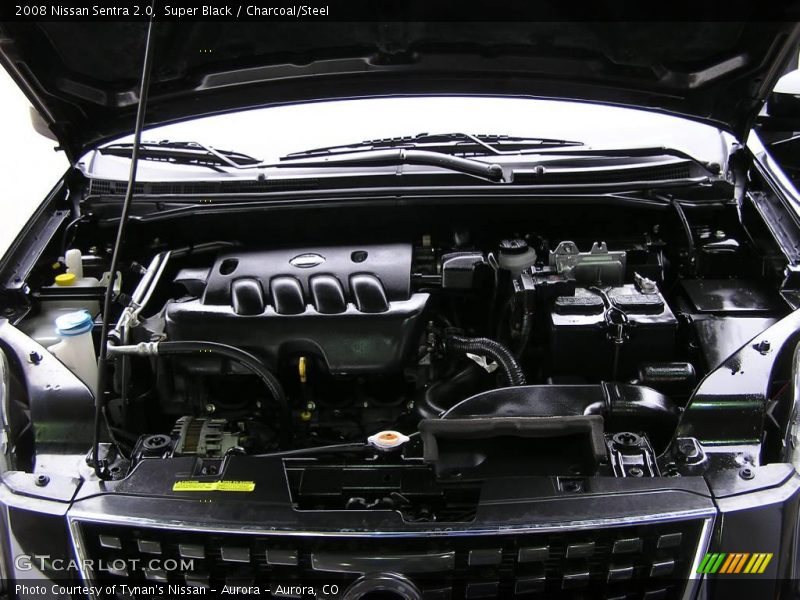 Super Black / Charcoal/Steel 2008 Nissan Sentra 2.0