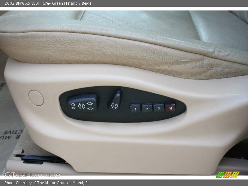 Grey Green Metallic / Beige 2003 BMW X5 3.0i
