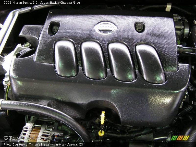 Super Black / Charcoal/Steel 2008 Nissan Sentra 2.0