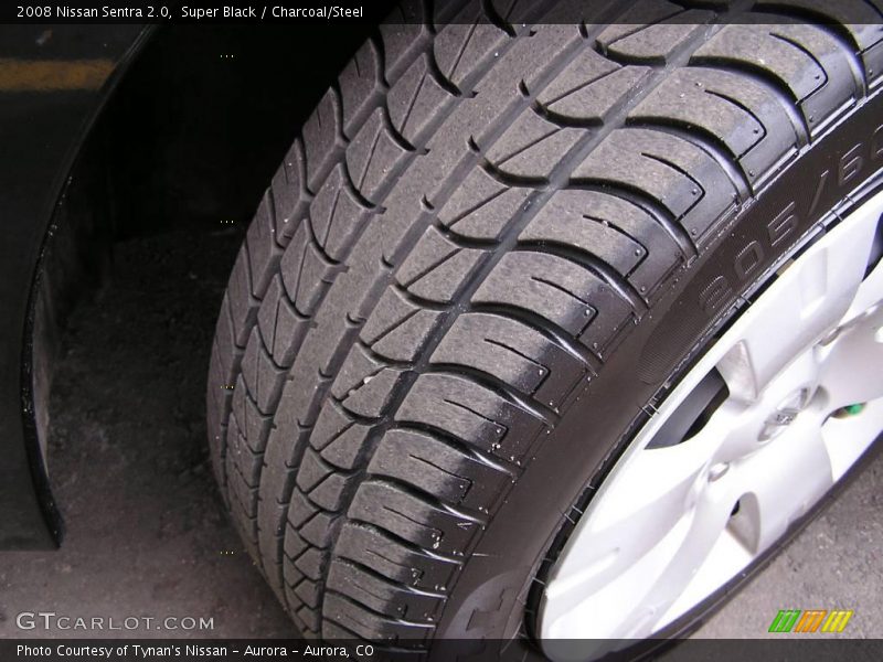 Super Black / Charcoal/Steel 2008 Nissan Sentra 2.0