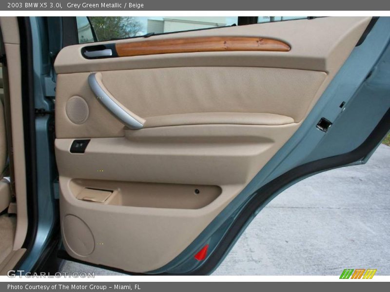 Grey Green Metallic / Beige 2003 BMW X5 3.0i