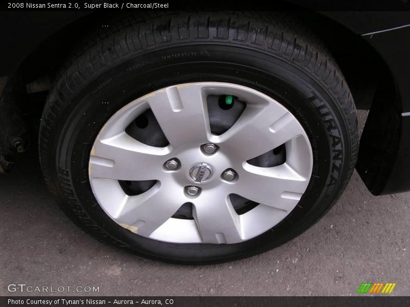 Super Black / Charcoal/Steel 2008 Nissan Sentra 2.0