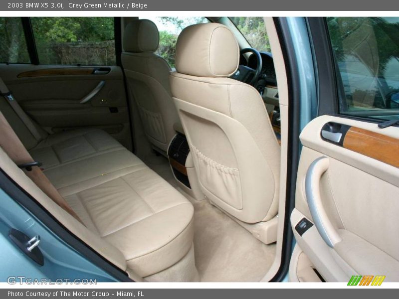 Grey Green Metallic / Beige 2003 BMW X5 3.0i