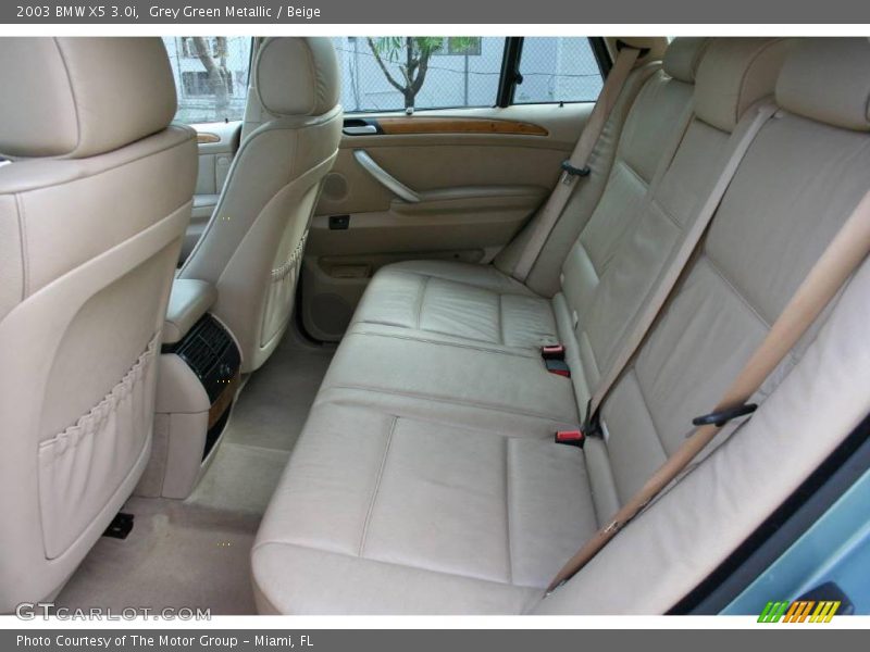 Grey Green Metallic / Beige 2003 BMW X5 3.0i