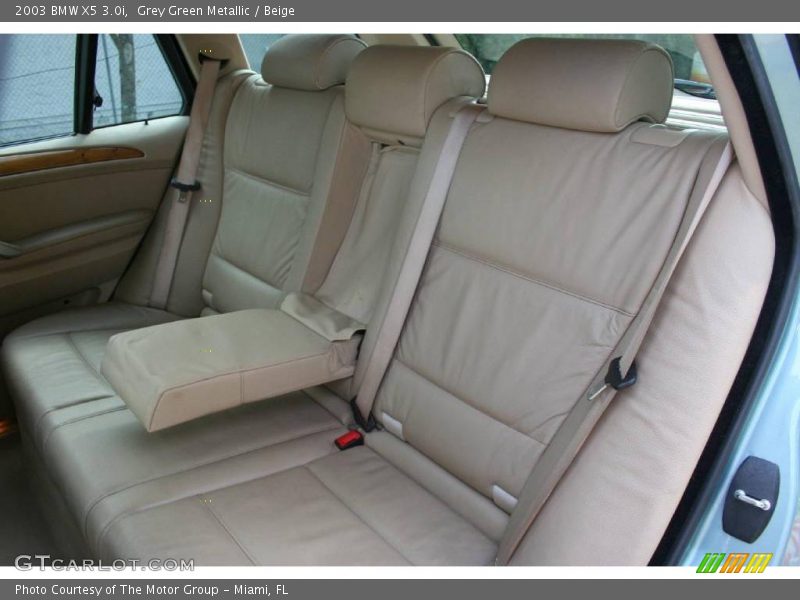 Grey Green Metallic / Beige 2003 BMW X5 3.0i
