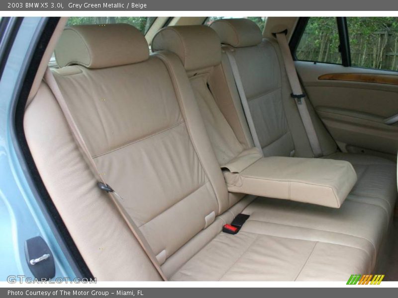 Grey Green Metallic / Beige 2003 BMW X5 3.0i