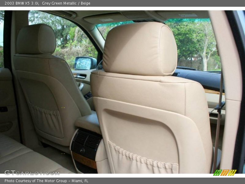 Grey Green Metallic / Beige 2003 BMW X5 3.0i