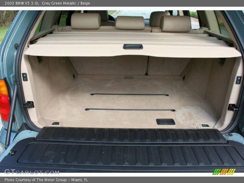 Grey Green Metallic / Beige 2003 BMW X5 3.0i