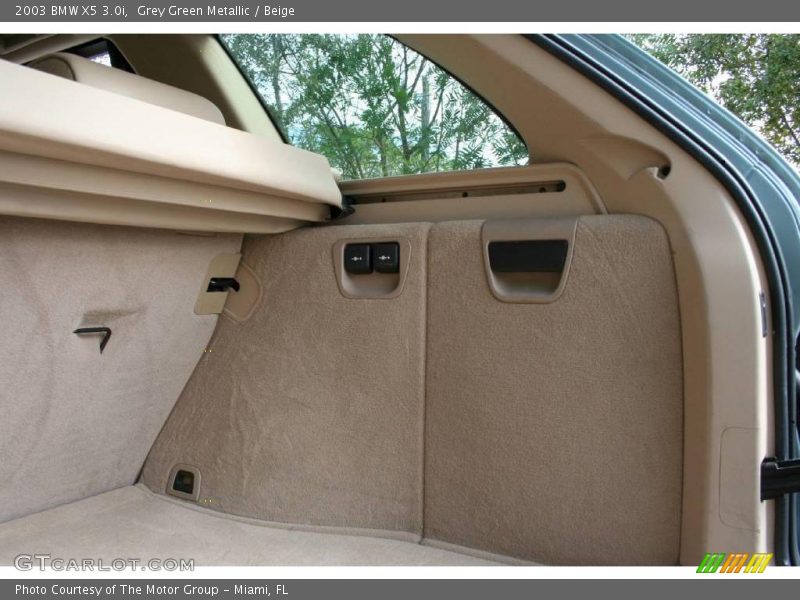Grey Green Metallic / Beige 2003 BMW X5 3.0i