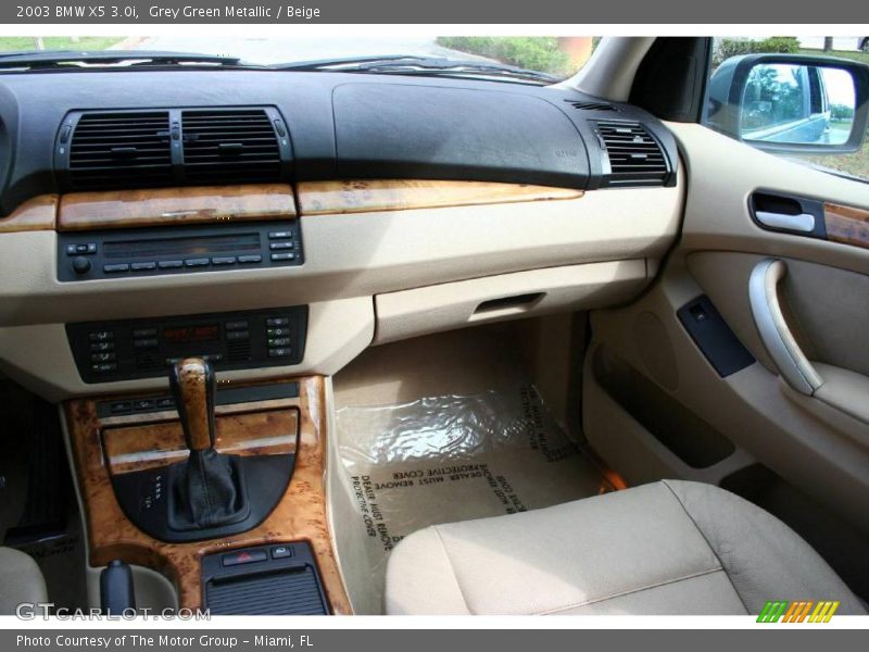 Grey Green Metallic / Beige 2003 BMW X5 3.0i