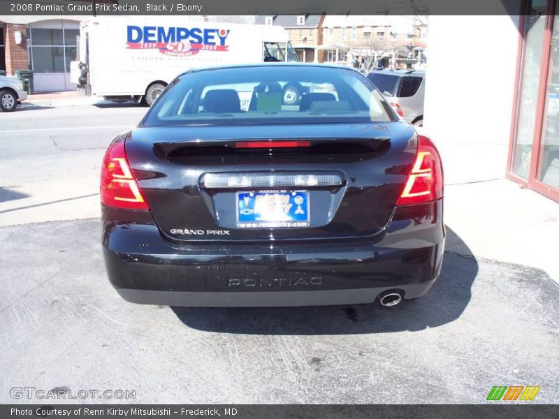 Black / Ebony 2008 Pontiac Grand Prix Sedan