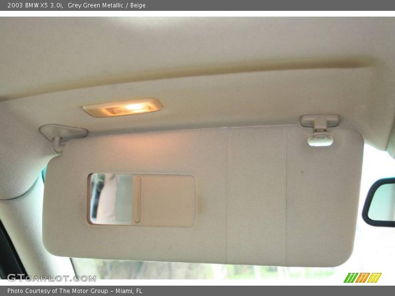 Grey Green Metallic / Beige 2003 BMW X5 3.0i
