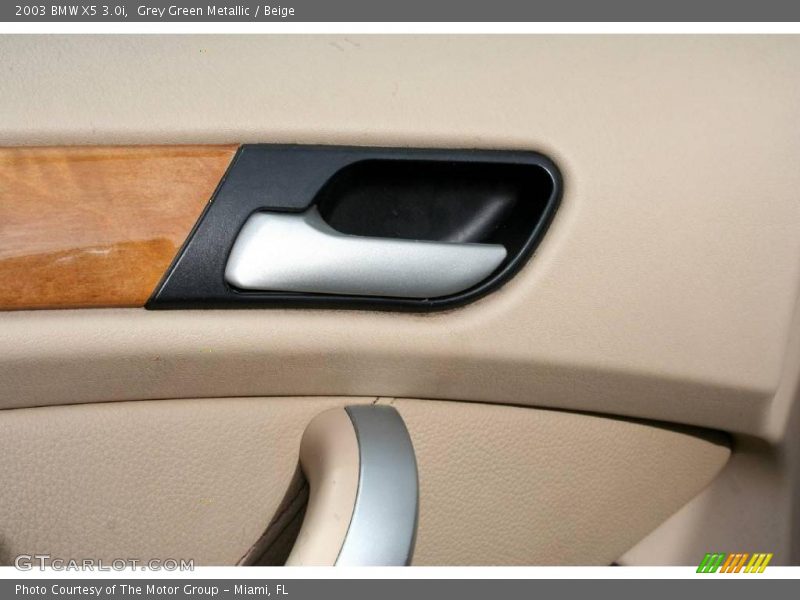 Grey Green Metallic / Beige 2003 BMW X5 3.0i