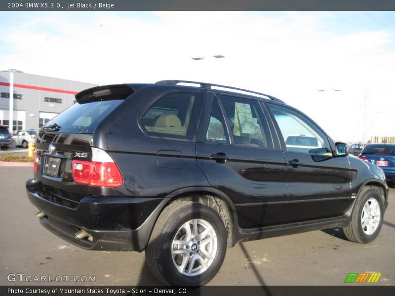 Jet Black / Beige 2004 BMW X5 3.0i