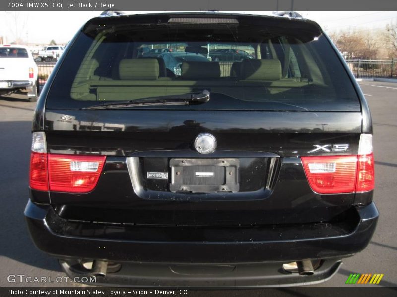 Jet Black / Beige 2004 BMW X5 3.0i
