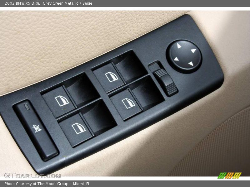 Grey Green Metallic / Beige 2003 BMW X5 3.0i