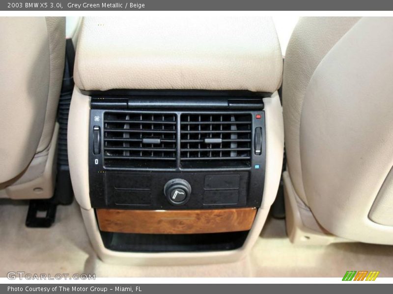 Grey Green Metallic / Beige 2003 BMW X5 3.0i