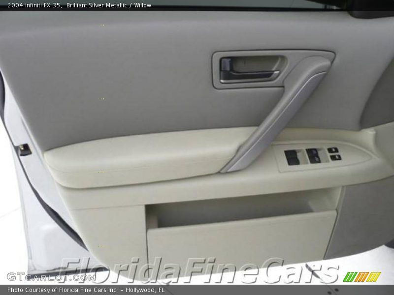 Brilliant Silver Metallic / Willow 2004 Infiniti FX 35