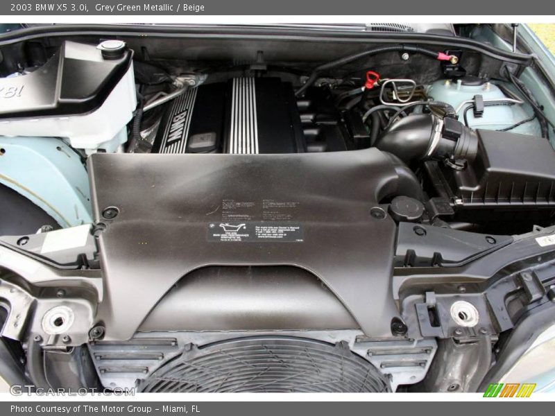 Grey Green Metallic / Beige 2003 BMW X5 3.0i