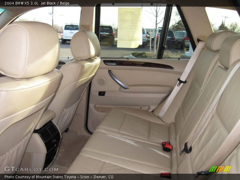 Jet Black / Beige 2004 BMW X5 3.0i