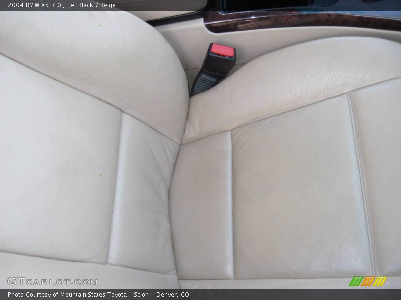 Jet Black / Beige 2004 BMW X5 3.0i