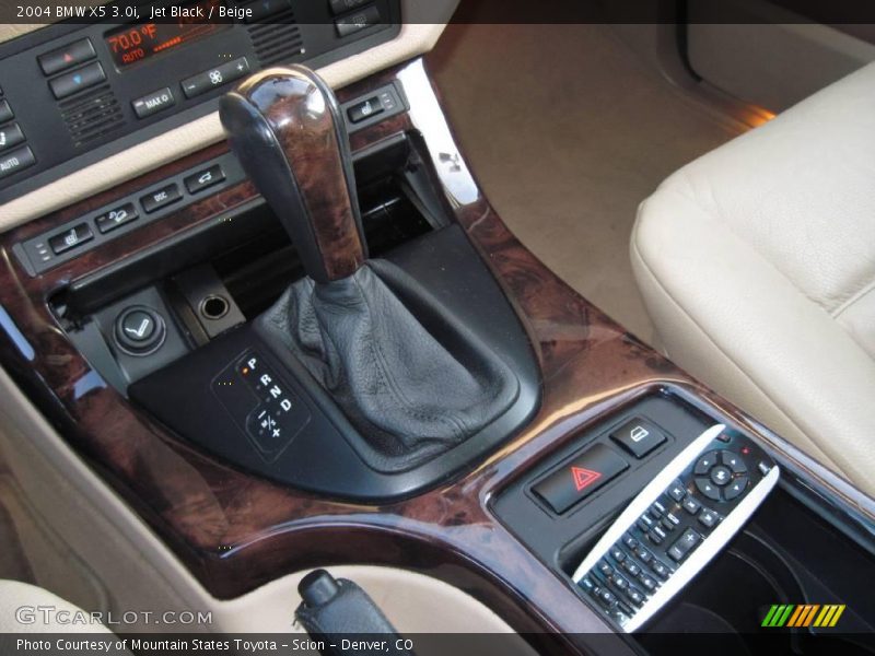Jet Black / Beige 2004 BMW X5 3.0i