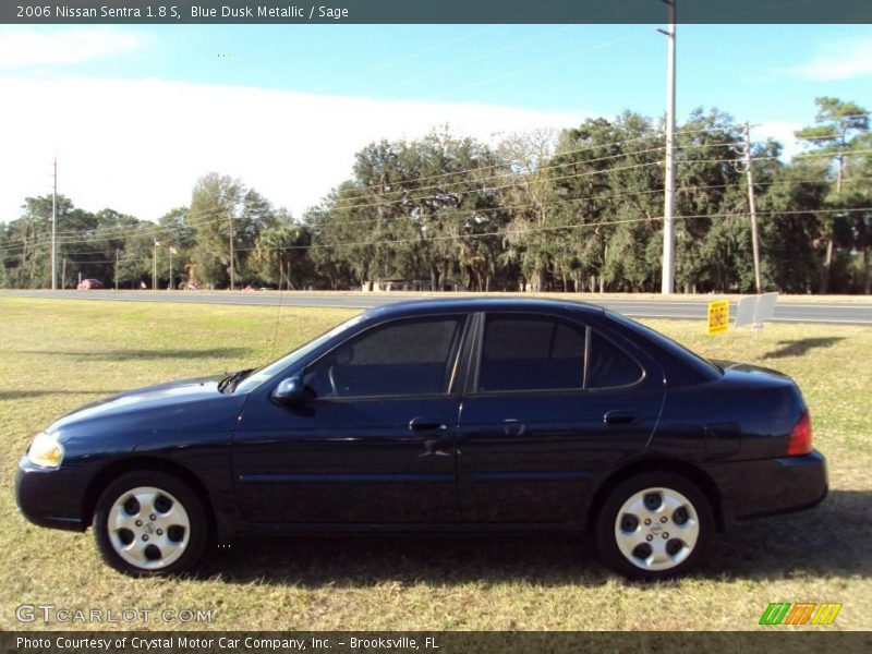 Blue Dusk Metallic / Sage 2006 Nissan Sentra 1.8 S