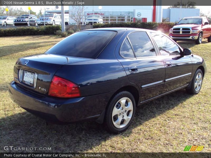 Blue Dusk Metallic / Sage 2006 Nissan Sentra 1.8 S