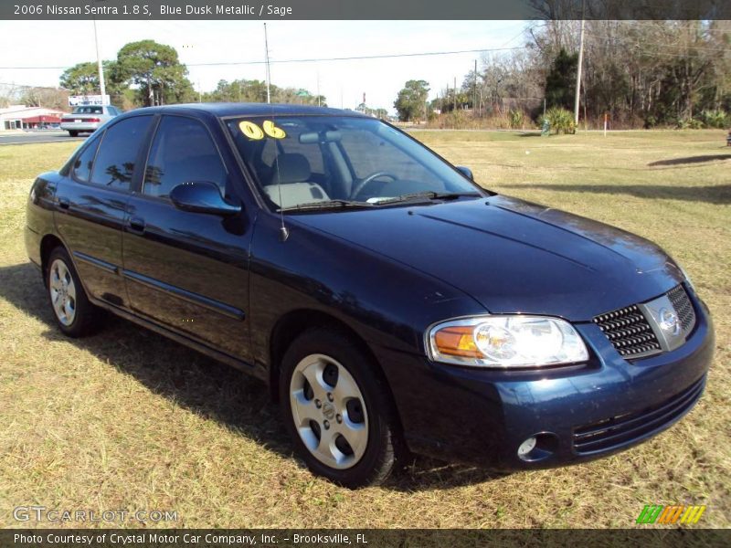 Blue Dusk Metallic / Sage 2006 Nissan Sentra 1.8 S