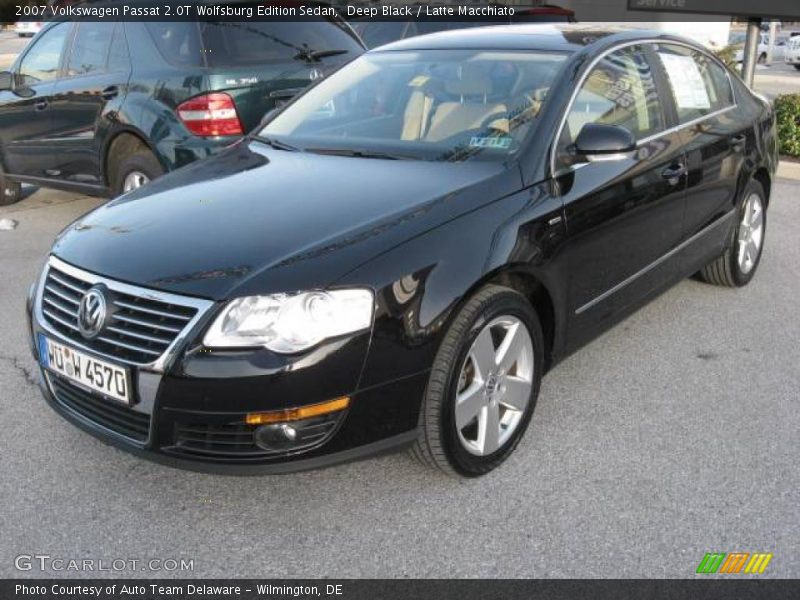 Deep Black / Latte Macchiato 2007 Volkswagen Passat 2.0T Wolfsburg Edition Sedan
