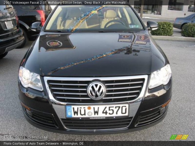 Deep Black / Latte Macchiato 2007 Volkswagen Passat 2.0T Wolfsburg Edition Sedan