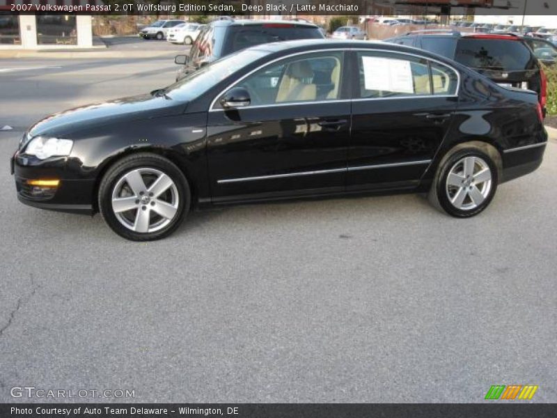 Deep Black / Latte Macchiato 2007 Volkswagen Passat 2.0T Wolfsburg Edition Sedan
