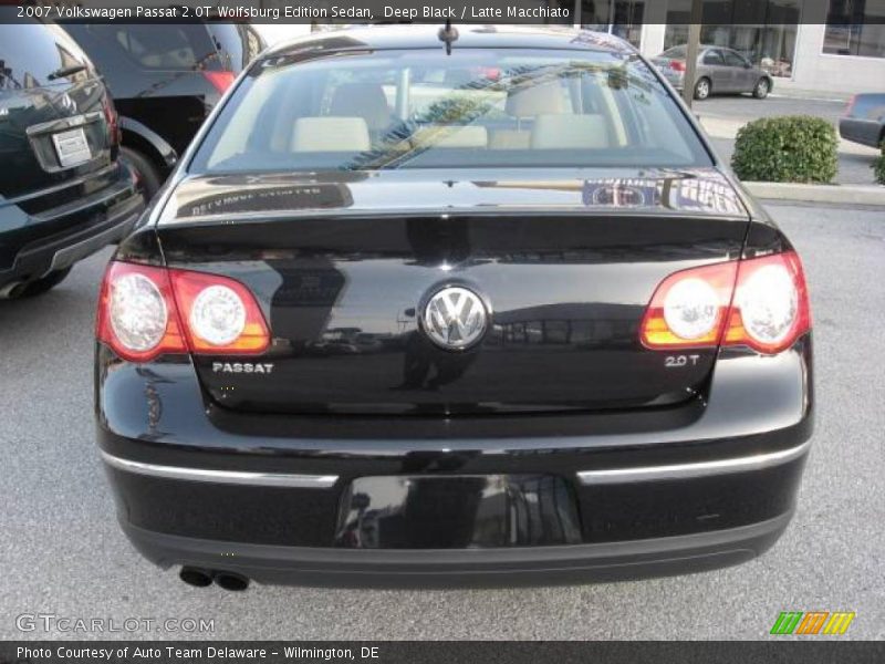 Deep Black / Latte Macchiato 2007 Volkswagen Passat 2.0T Wolfsburg Edition Sedan