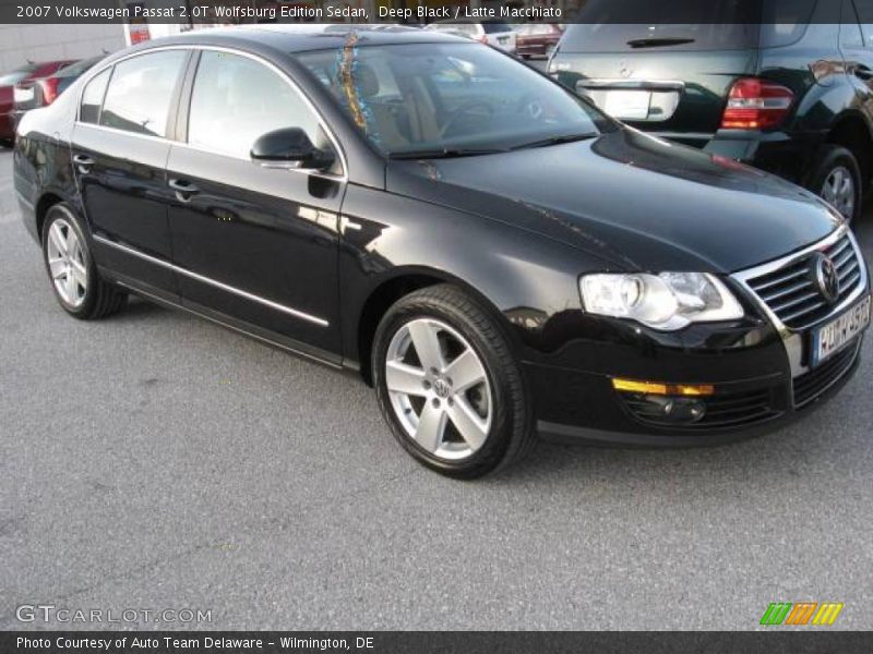 Deep Black / Latte Macchiato 2007 Volkswagen Passat 2.0T Wolfsburg Edition Sedan