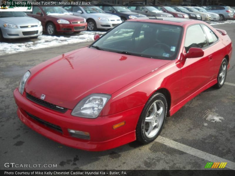 Milano Red / Black 2001 Honda Prelude Type SH