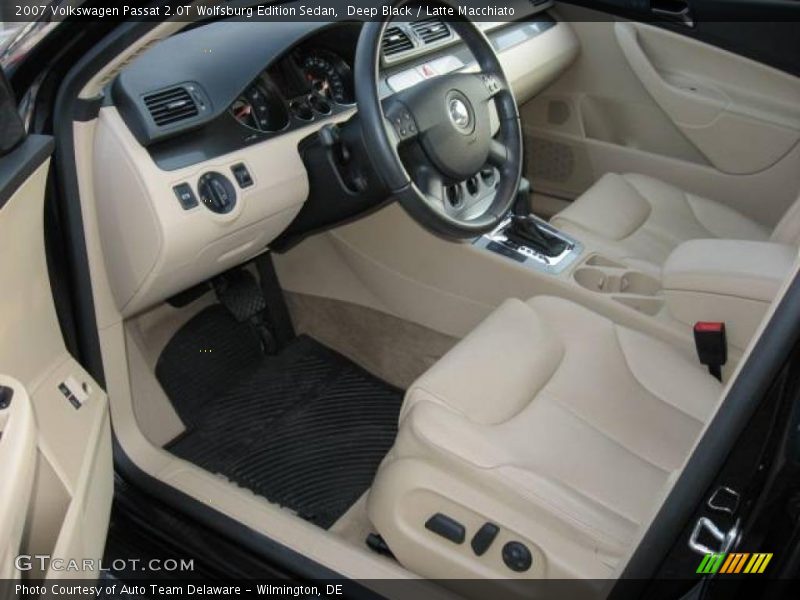 Deep Black / Latte Macchiato 2007 Volkswagen Passat 2.0T Wolfsburg Edition Sedan